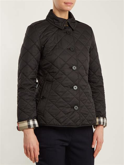 burberry frankby black|Designer Quilted Jackets for Women .